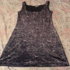 Vintage 90s Crushed Velvet Dress Costume